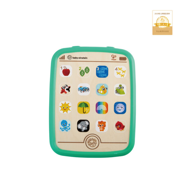 Magic touch curiosity tablet wooden musical toy