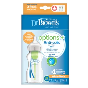 Dr. Brown's - Pack 2 biberons 270ml Cole large Dr Brown's