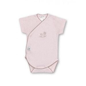 BimbiDreams - Body croisé manches courte – 6mois dots rose BimbiDreams