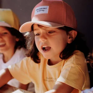 Hello Hossy - Casquette Mini Framboise 6+ ans