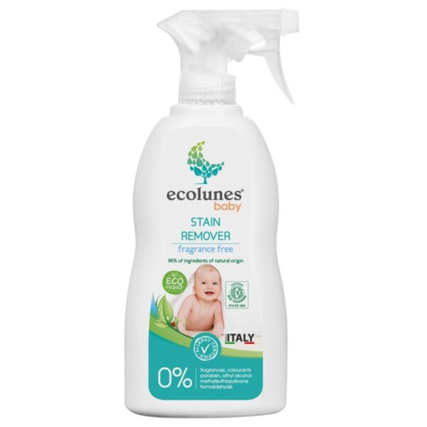 ecolunes spray detachant bebe ecologique et hypoallergenique 300 ml