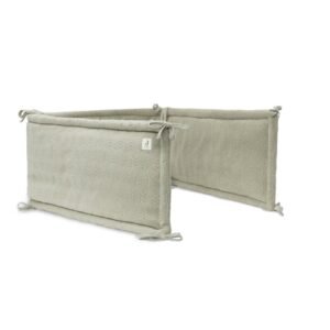 Bedbumper/Playpen bumper 180x30 cm Grain Knitt Olive Green