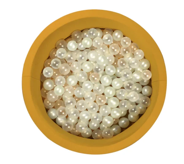 LARISA & PUMPKIN – Piscine à balles – Balles Perle - Transparent