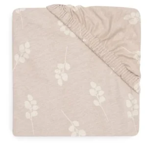 Fitted Sheet Jersey 40/50x80/90cm Twig Wild Rose