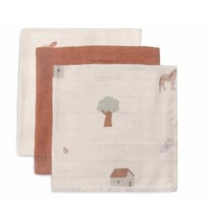 Mouth Cloth Muslin Farm (3pack)