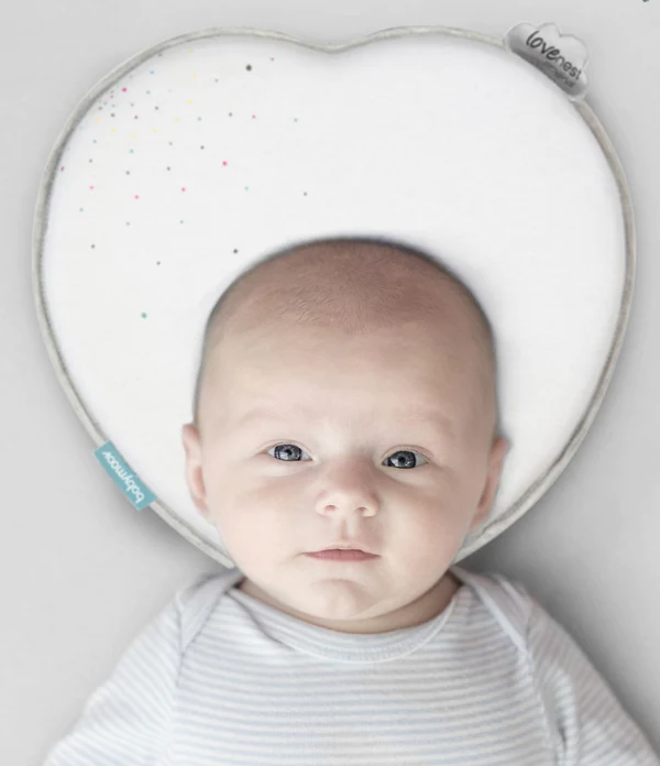 Babymoov - Coussin de tête Lovenest Original WHITE Accessoires de poussette