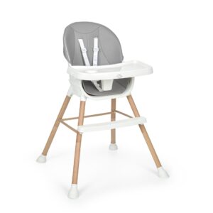 MS Innovaciones - Chaise haute bébé Mika Plus Gris – MS