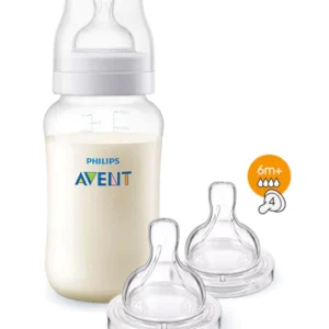 Philips Avent  -  Biberon Anti-colic 330ml = 2 Tétines Anti-Colic 6M+ Offertes La biberonnerie