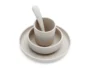 Jollein Set de table bébé Silicone Nougat 4pcs