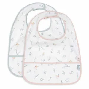 Jollein Bavoir Imperméable Lovely Birds - 2 Unités