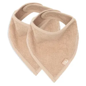 Jollein Bavoir Bandana - Biscuit - 2 Unités
