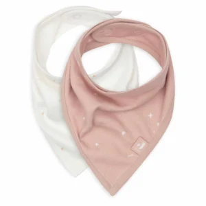 Jollein Bavoir Bandana Twinkling Wild Rose 2 Unités