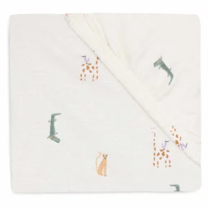 Jollein Drap-housse Jersey 40/50x80/90 cm Jungle Jambo
