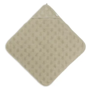 Jollein Cape de Bain Éponge 75x75cm Miffy Jacquard Olive Green