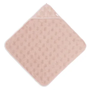 Jollein Cape de Bain Éponge 75x75cm Miffy Jacquard Wild Rose