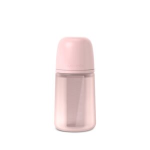 Suavinex Biberon en silicone 240 ml rose