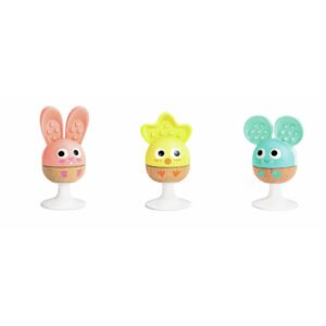 Hape 3 hochets à ventouse animaux